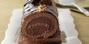 Photo de la Recette: Bûche Croustillante au Chocolat