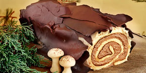 Bûche de Noël à la Crème de Marrons