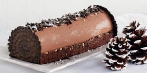Bûche Gourmande de Noël au Chocolat