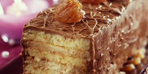 Photo de la Recette: Bûche à la Crème Marronnée