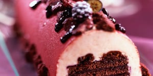 Photo de la Recette: Bûche de Noël à la Mousse de Fruits