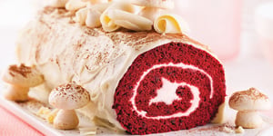 Photo de la Recette: Bûche Red Velvet à la Crème de Mascarpone