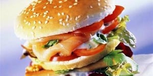 Photo de la Recette: Burger au Saumon