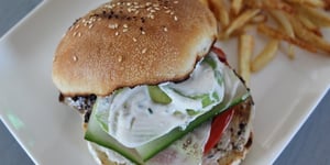 Photo de la Recette: Burger de Poulet à la Grecque