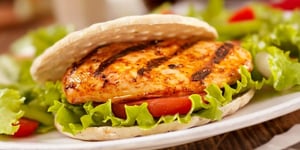 Photo de la Recette: Burgers au Poulet sur le Barbecue