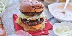 Photo de la Recette: Burger Style «fast-food» Version Végé