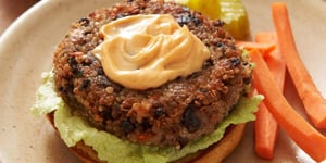 Photo de la Recette: Burgers aux Haricots Noirs et au Quinoa