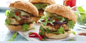 Photo de la Recette: Burgers de Dinde Grillée à la Thaï