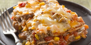 Photo de la Recette: Burritos Étagés au Four