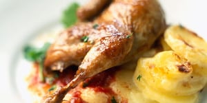 Photo de la Recette: Caille au Miel et aux Épices