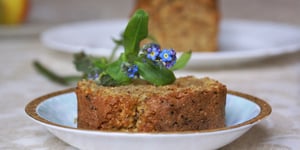 Photo de la Recette: Cake aux Noisettes Grillées & Marmelade {sans gluten, sans lactose}