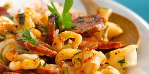 Photo de la Recette: Calamars à L'ail et Chorizo