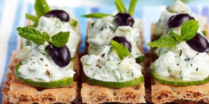 Photo de la Recette: Canapés de Concombre