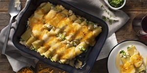 Photo de la Recette: Cannelloni au Fromage, au Poulet et au Brocoli