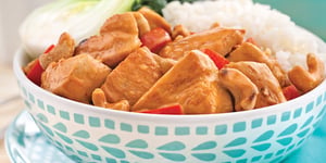 Photo de la Recette: Cari au Poulet et Noix de Cajou