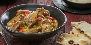 Photo de la Recette: CARI D’AGNEAU AU COCO
