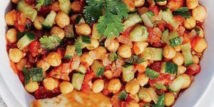 Photo de la Recette: Cari de Pois Chiches au Concombre