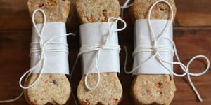 Photo de la Recette: CAROTTE & BANANA NATURAL DOG TREAT RECETTE