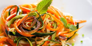 Carottes et Courgettes Râpées en Salade