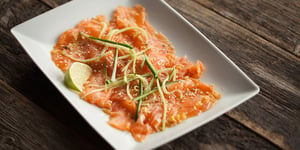 Photo de la Recette: Carpaccio de Saumon Asiatique