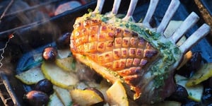 Photo de la Recette: Carré D’agneaux Grillé à L’estragon et au Citron