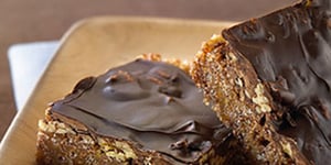 Carrés au Caramel et au Chocolat