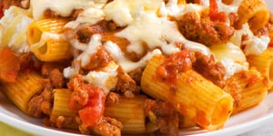 Photo de la Recette: Casserole de Rigatoni Étagée