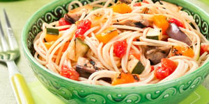 Photo de la Recette: Catelli® Sans Gluten Spaghetti à la Ratatouille Grillée