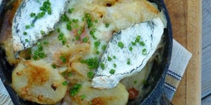 Photo de la Recette: CENDRIFLETTE » AU FROMAGE CENDRÉ DE LUNE