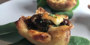 Photo de la Recette: Champignons à L'ail Gratinés