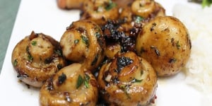 Photo de la Recette: Champignons à L'ail