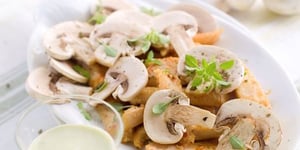 Photo de la Recette: Champignons de Paris Crus en Salade