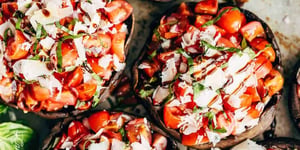 Champignons Portobello Grillés au Beurre à L'ail