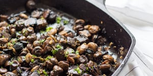 Photo de la Recette: Champignons Rôtis à la Poêle