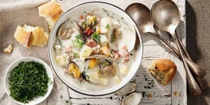 Photo de la Recette: Chaudrée de Fruits de Mer de la Côte Est