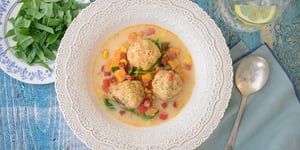 Chaudrée de Poulet Maïs et Patate Douce