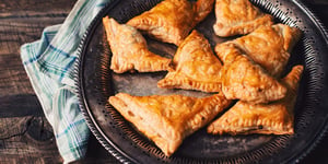 Photo de la Recette: Chaussons aux Poires, au Chocolat et au Café