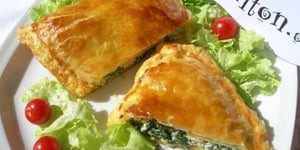 Photo de la Recette: Chaussons de Saumon aux Épinards