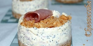 Photo de la Recette: Cheesecake au Bacon et Pavot