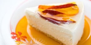 Photo de la Recette: Cheesecake aux Pêches
