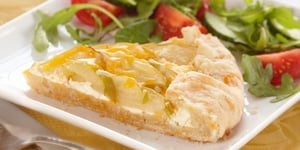 Photo de la Recette: CHEESY TARTE AUX POMMES