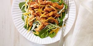 Photo de la Recette: Salade de Poulet au Cheddar avec Rémoulade de Concombre