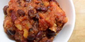 Photo de la Recette: Chili à la Patate Douce (mijoteuse)