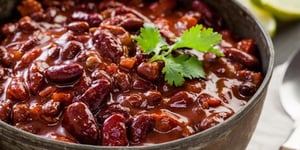 Photo de la Recette: CHILI AUX 2 LÉGUMINEUSES