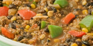 Photo de la Recette: Chili aux Haricots Noirs du Tonnerre