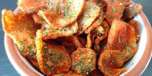 Chips de Topinambours au Paprika ou Curry