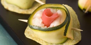 Chips Litchi et Gingembre Enrobées de Courgette Tendre