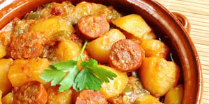 Photo de la Recette: Chorizo aux Pommes de Terre