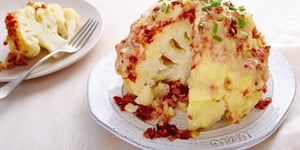 Photo de la Recette: Chou-fleur au Jambon et au Fromage