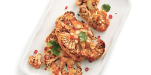 Photo de la Recette: Chou-Fleur Grillé Lime et Coriandre